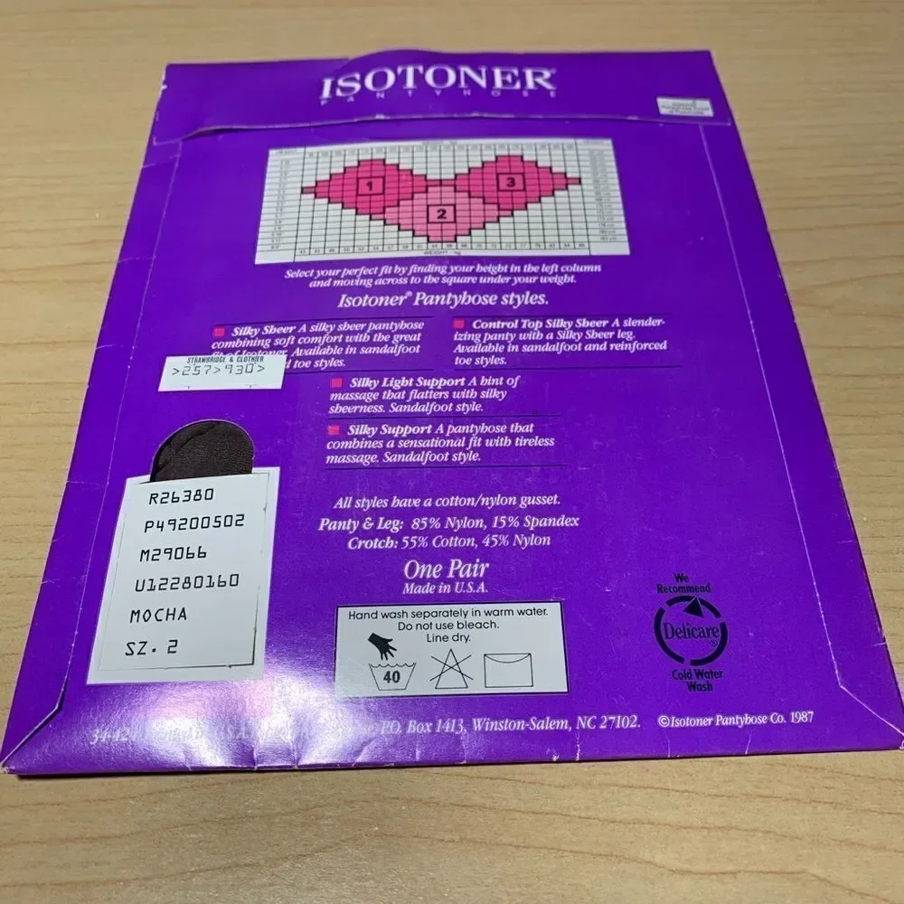 VTG Isotoner Panty Hose‎